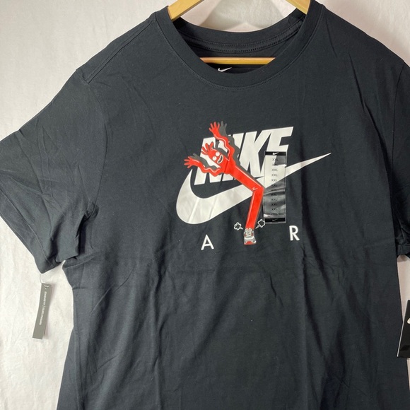 Nike Air Max 90 Wacky Tube Man Graphic T-Shirt BQ0706-010 Mens Size XXL Black. - Picture 2 of 10